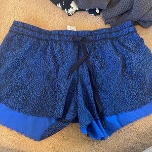 lululemon blue shorts
